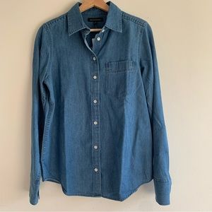 NWT Banana Republic button up denim shirt